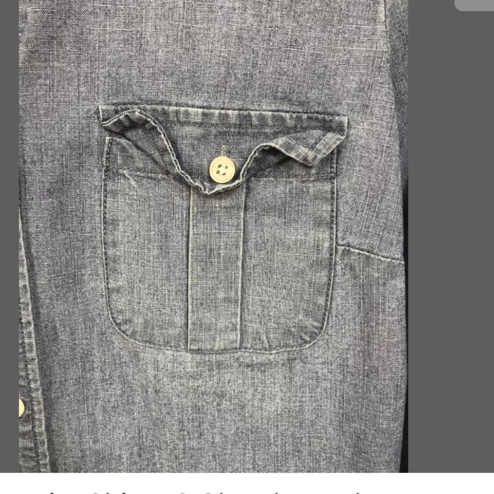 J. Crew Denim Shirt XS Chambray Blouse Blue Jean - Picture 8 of 8